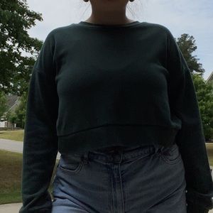 Forever 21 Light Cropped Crewneck